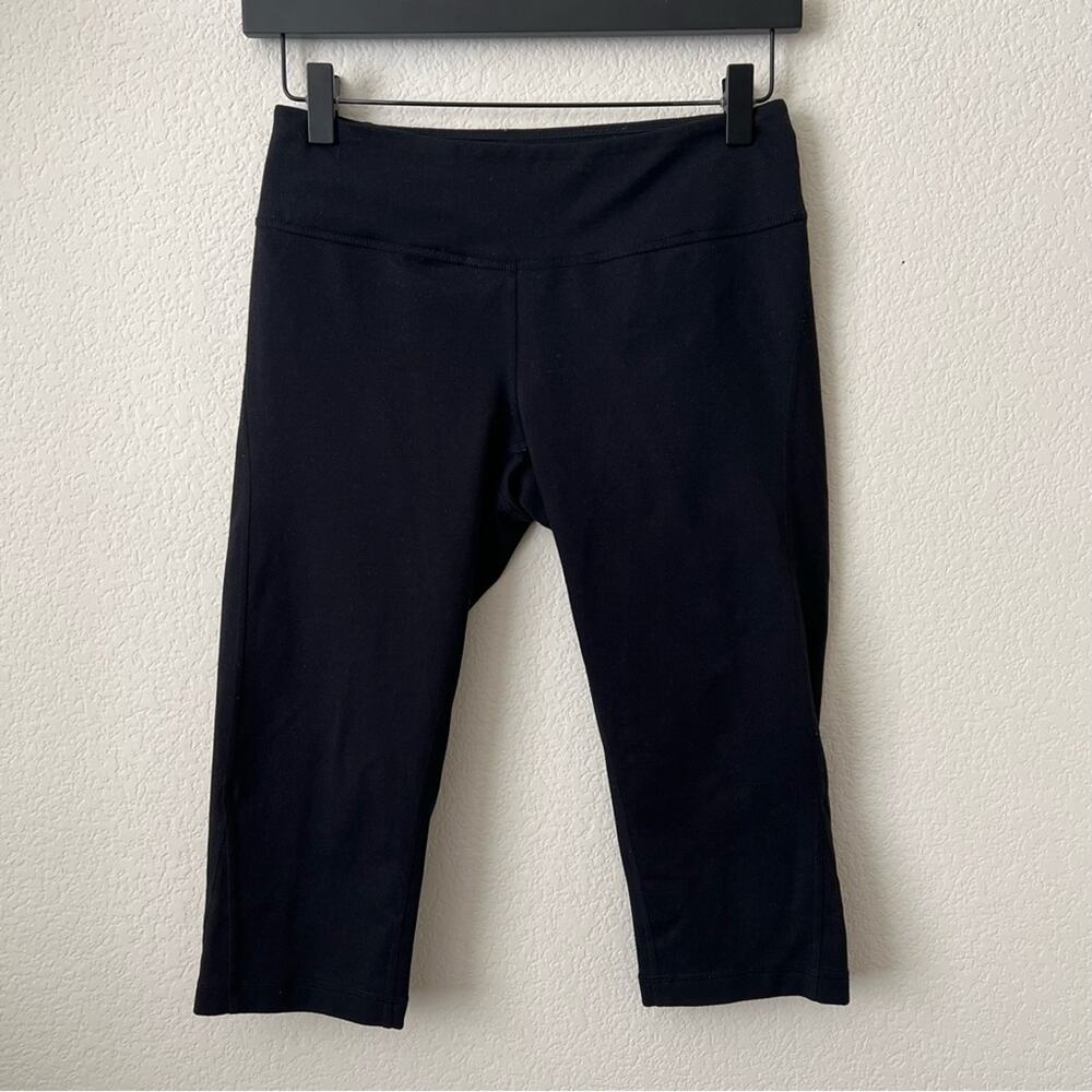 Zella crop leggings solid black capri cropped